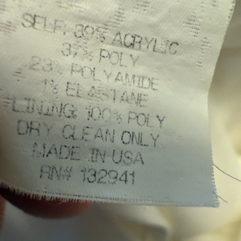 Amanda Uprichard Creamy White Textured Mini Dress XS - Picture 6 of 7